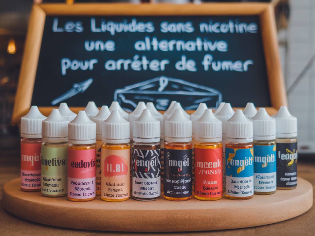 Les liquides sans nicotine : une alternative pour arrêter de fumer